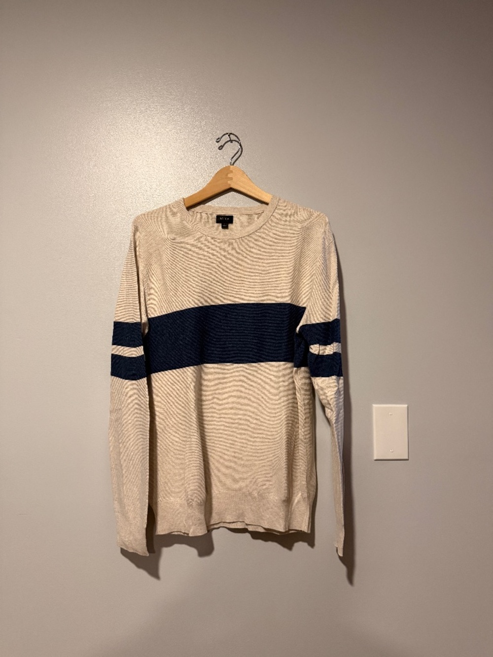 J.Crew Nautical Surf Stripe Crew